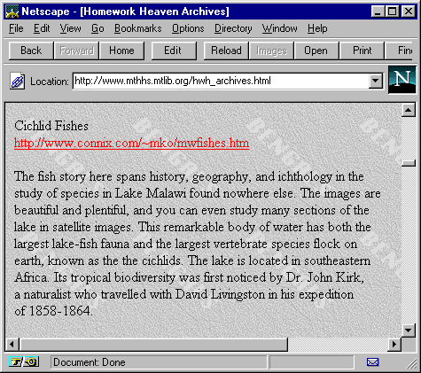screen capture of review
at Homework Heaven