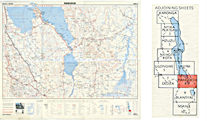 Malawi 1:250,000 map sheet 8 (Mangochi)