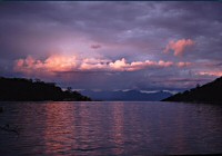 Sunset over Lake Malawi, Monkey Bay